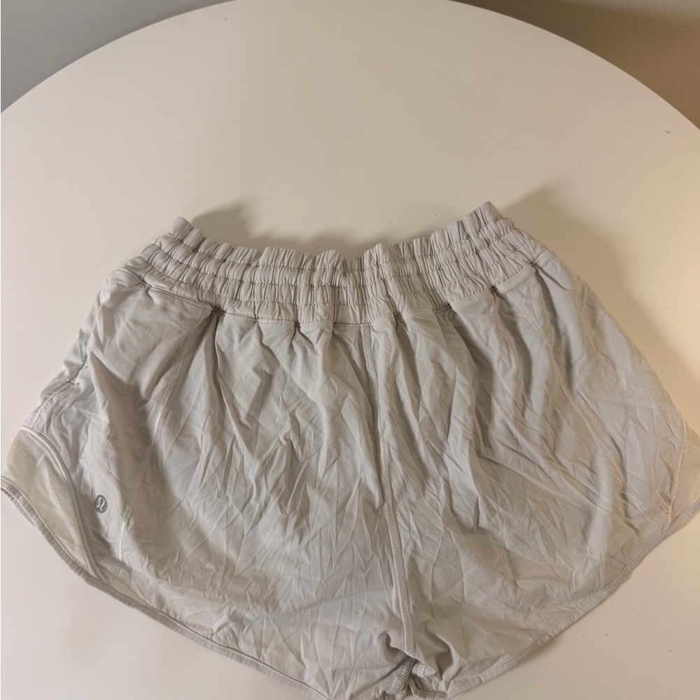 lululemon athletica Cream Athletic Running Shorts - Picture 5 of 6
